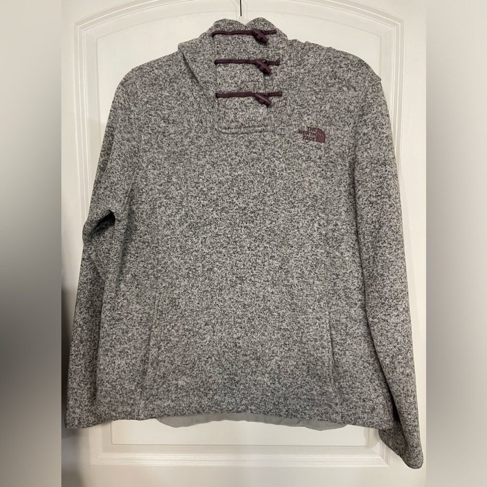 Womens The North Face Crescent Hooded Pullover, Size Large